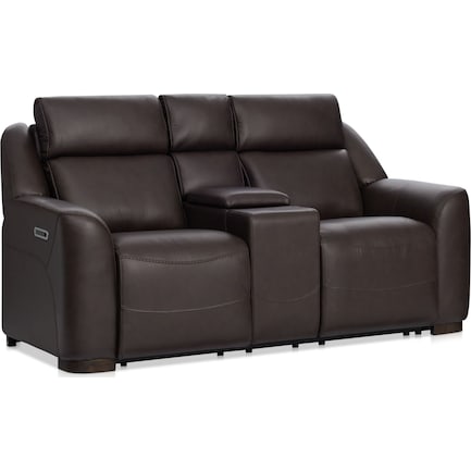 Merrell Triple Power Reclining Loveseat with Console