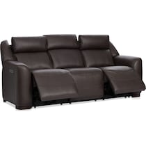 merrell dark brown sofa   