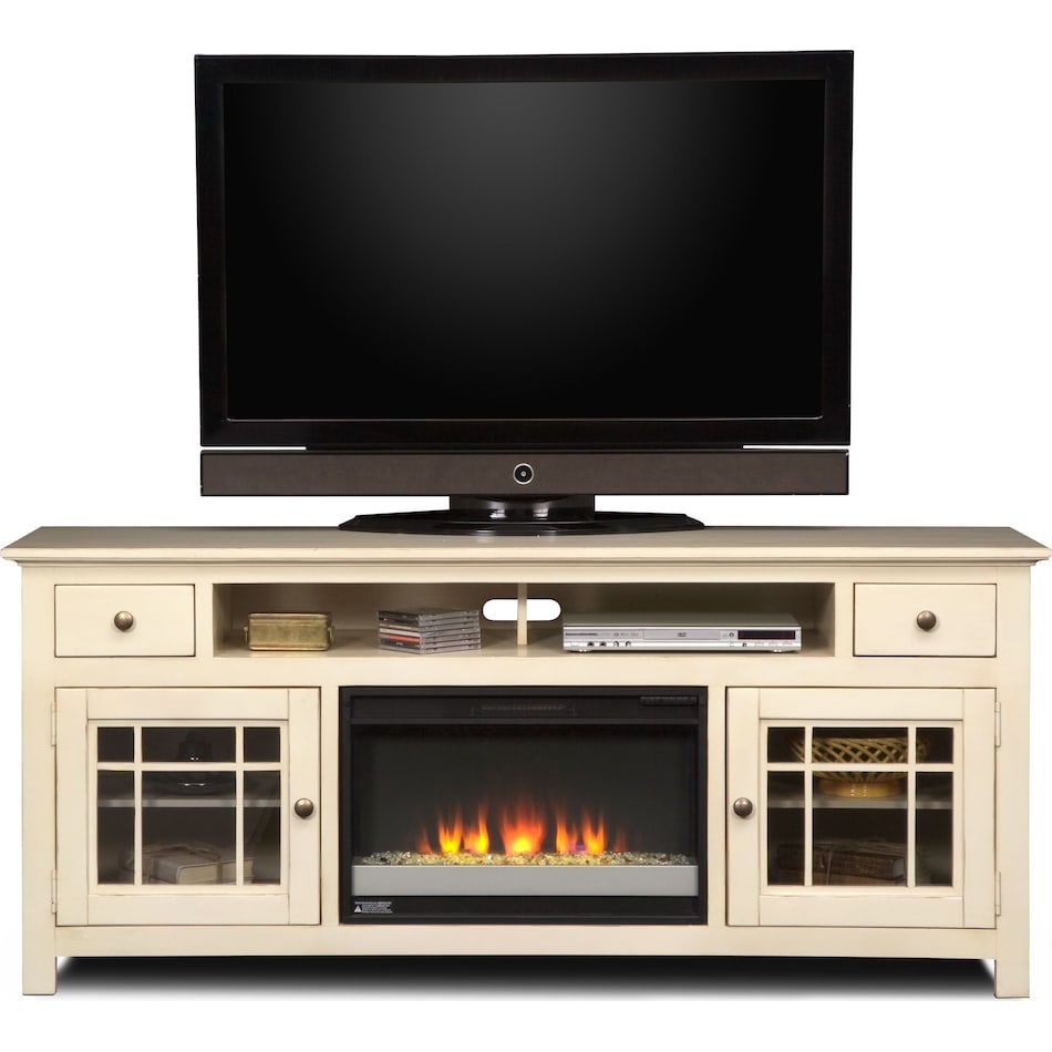 Merrick Fireplace TV Stand American Signature Furniture