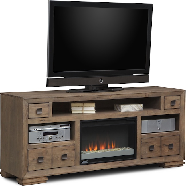 Entertainment Furniture - Mesa Fireplace TV Stand