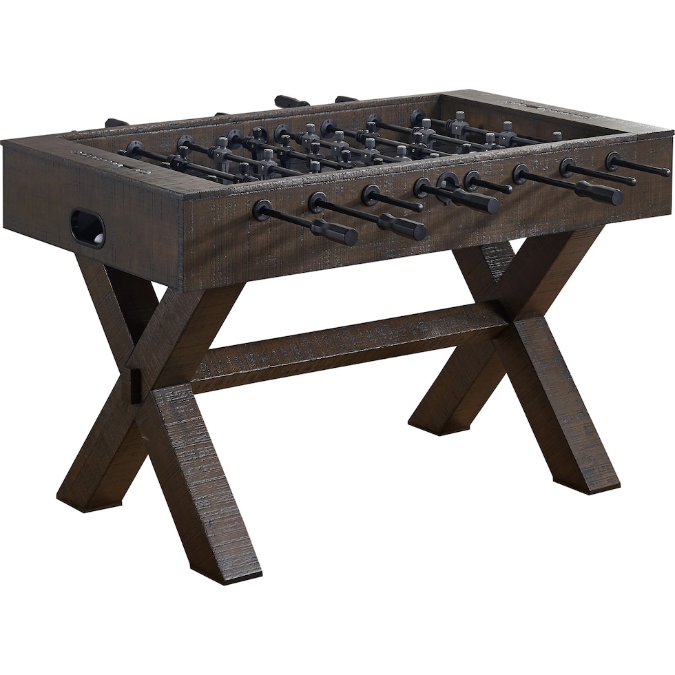 messi dark brown gaming table   