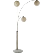 metal saturn ii metal floor lamp   