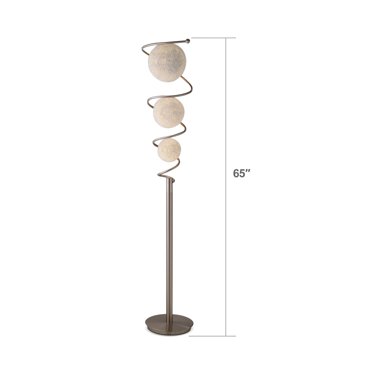 metal saturn floor lamp