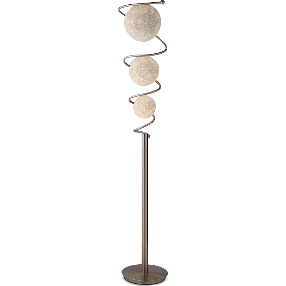 metal saturn metal floor lamp   