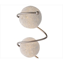 metal saturn metal table lamp   