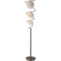 metal saturn silver floor lamp   