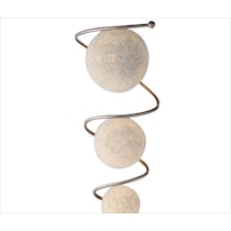 metal saturn silver floor lamp   