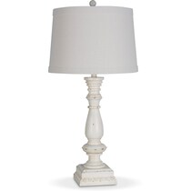 meyer white table lamp   