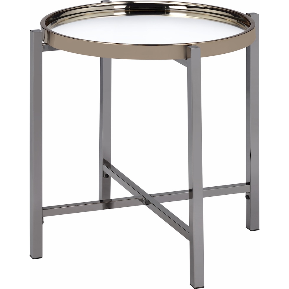 meyers gold end table   