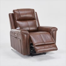 michail dark brown lift chair   