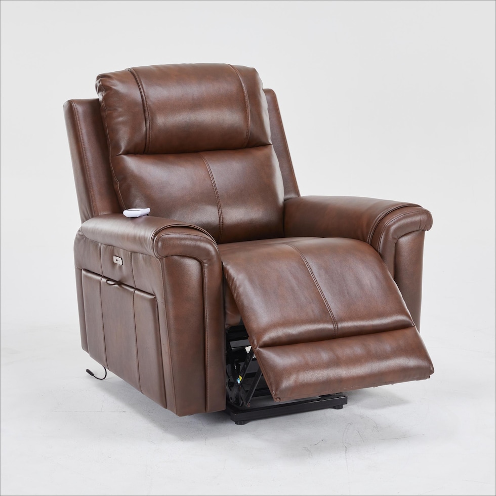 michail dark brown lift chair   