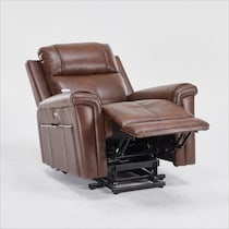 michail dark brown lift chair   