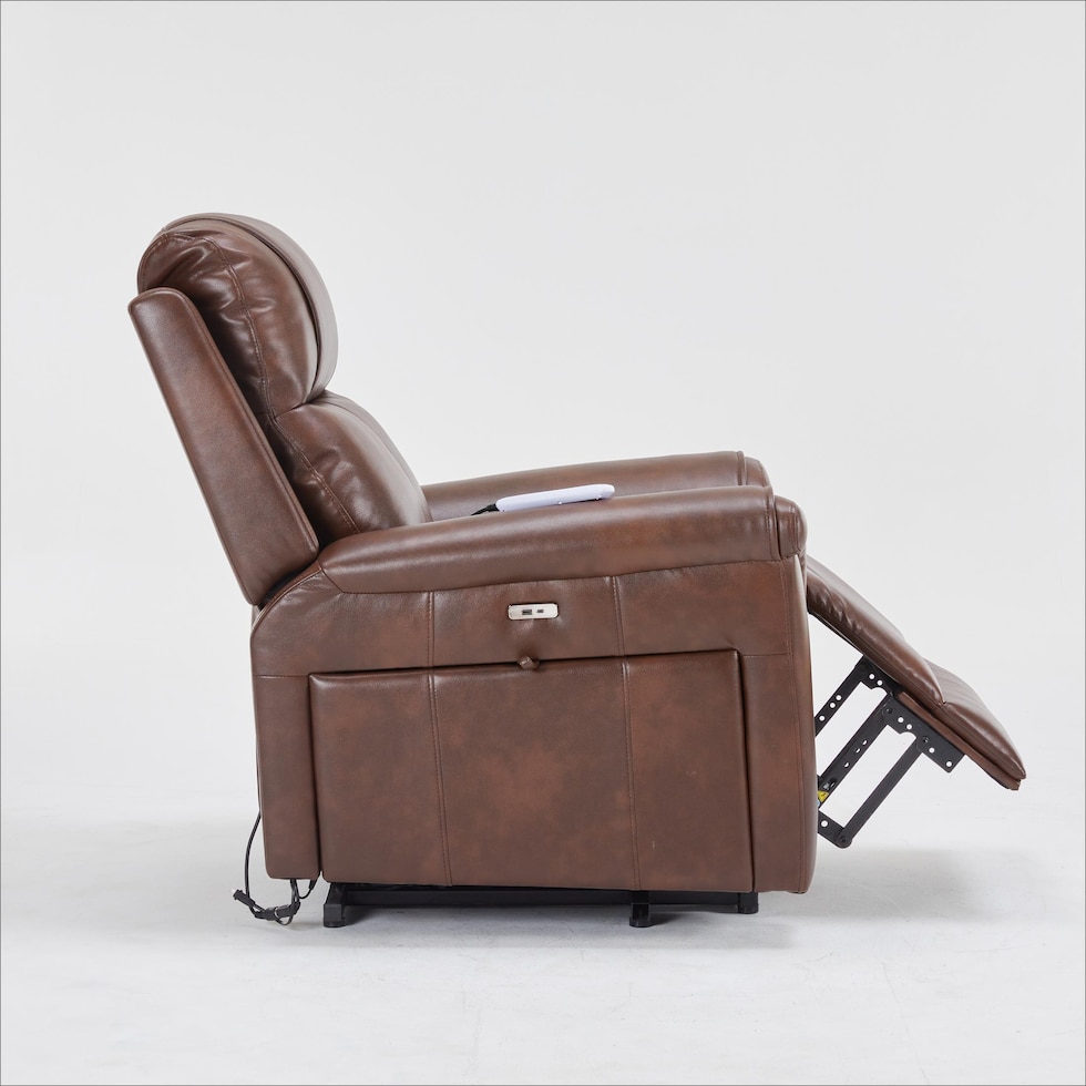 michail dark brown lift chair   