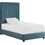 michel blue twin bed   