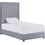 michel gray twin bed   
