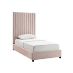 michel pink twin bed   