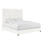 michel white queen bed   