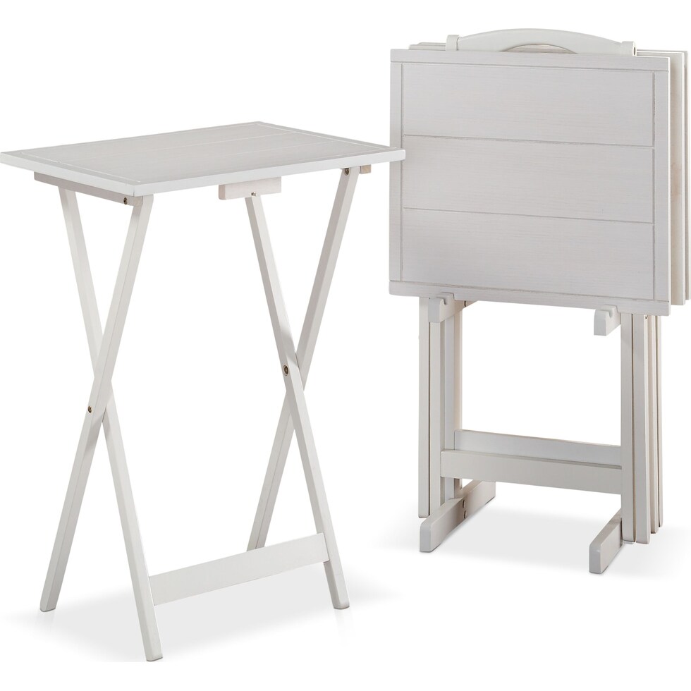 mickey white tray table   