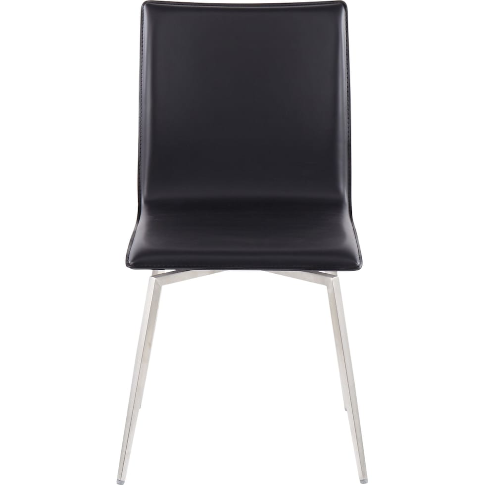 midas black dining chair   