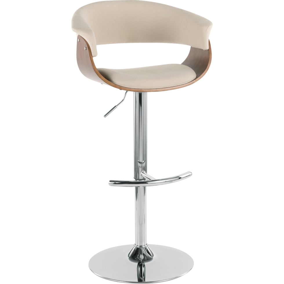 midge white bar stool   