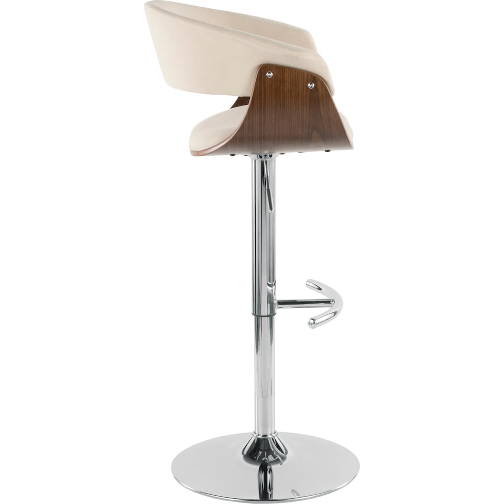 midge white bar stool   