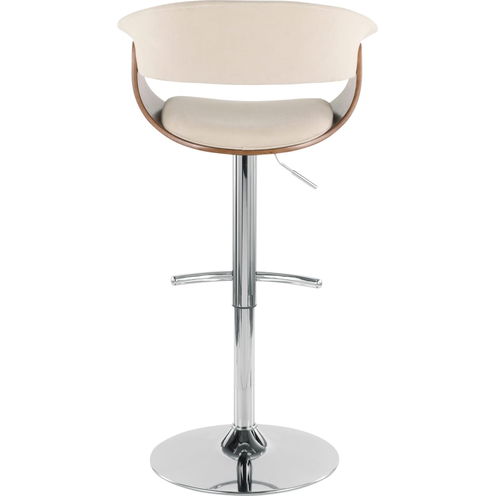 midge white bar stool   