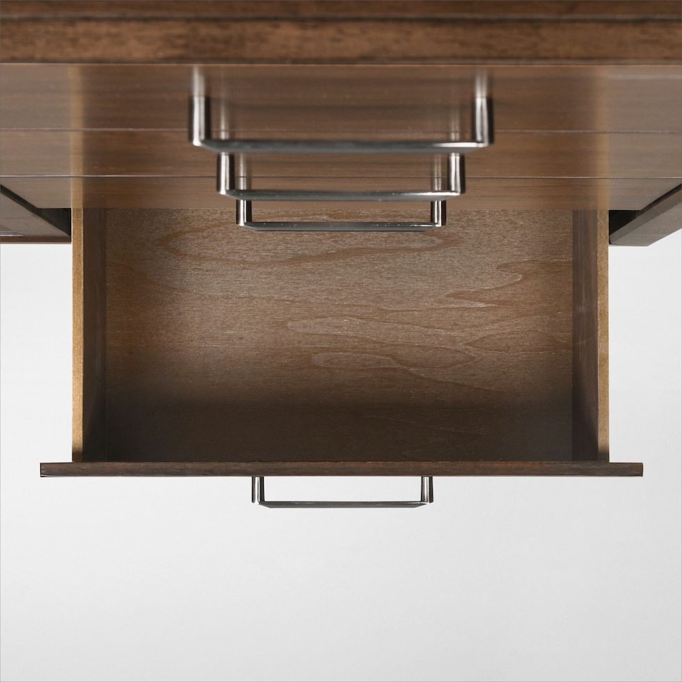 midtown bedroom light brown door chest   