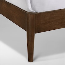 midtown bedroom light brown queen bed   