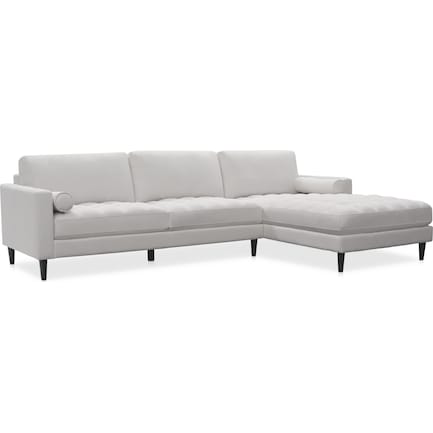 Midtowne 2-Piece Sectional with Right-Facing Chaise - Sand