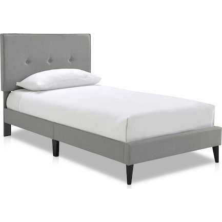 Mikah Twin Upholstered Platform Bed