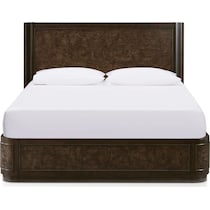 milan bedroom dark brown  pc king bedroom   