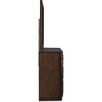 milan bedroom dark brown  pc king bedroom   