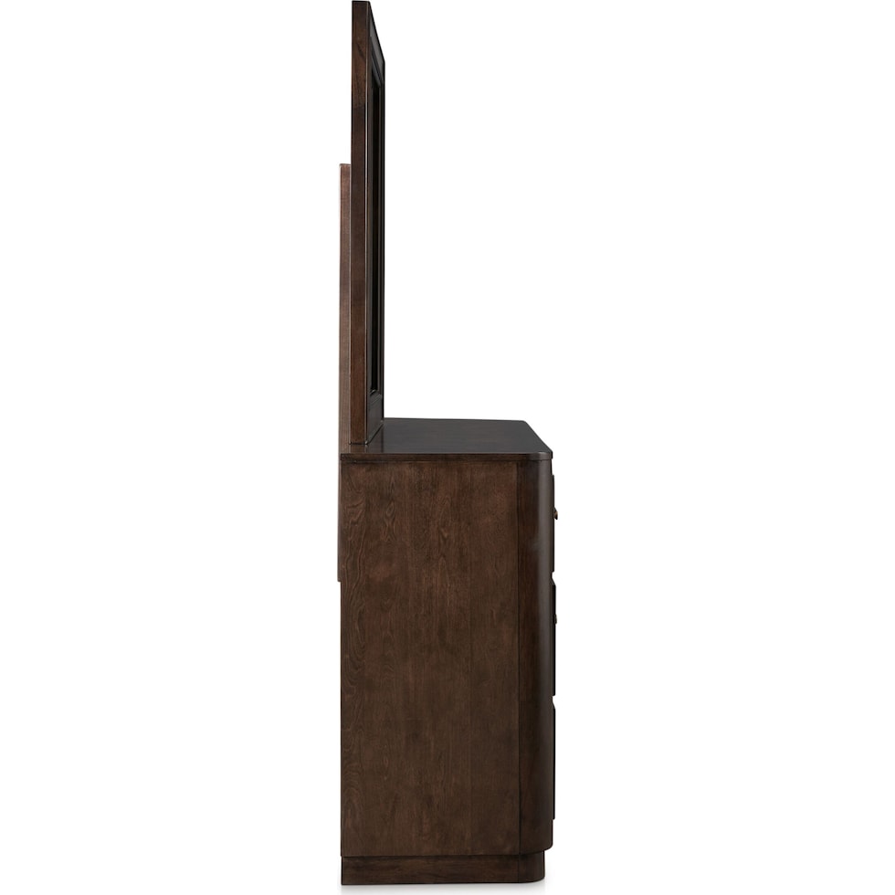 milan bedroom dark brown  pc king bedroom   