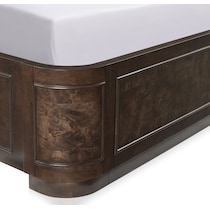 milan bedroom dark brown  pc king bedroom   