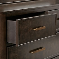 milan bedroom dark brown  pc king bedroom   