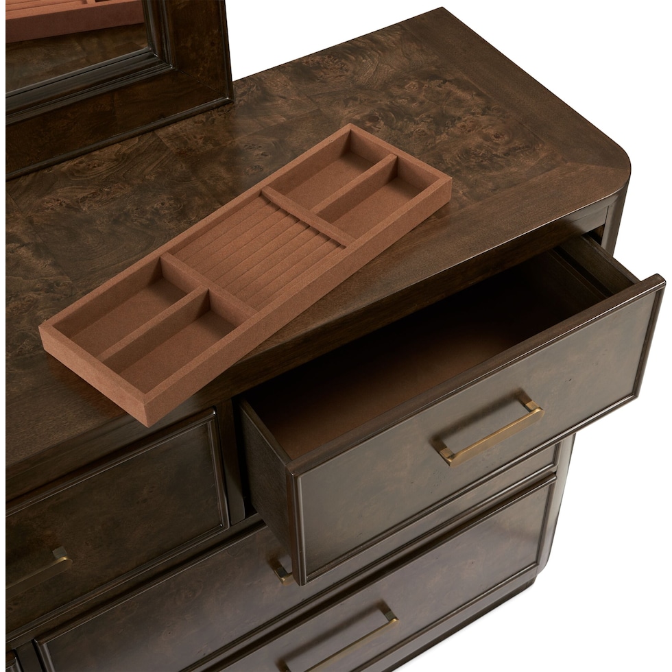 milan bedroom dark brown  pc king bedroom   