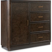 milan bedroom dark brown door chest   