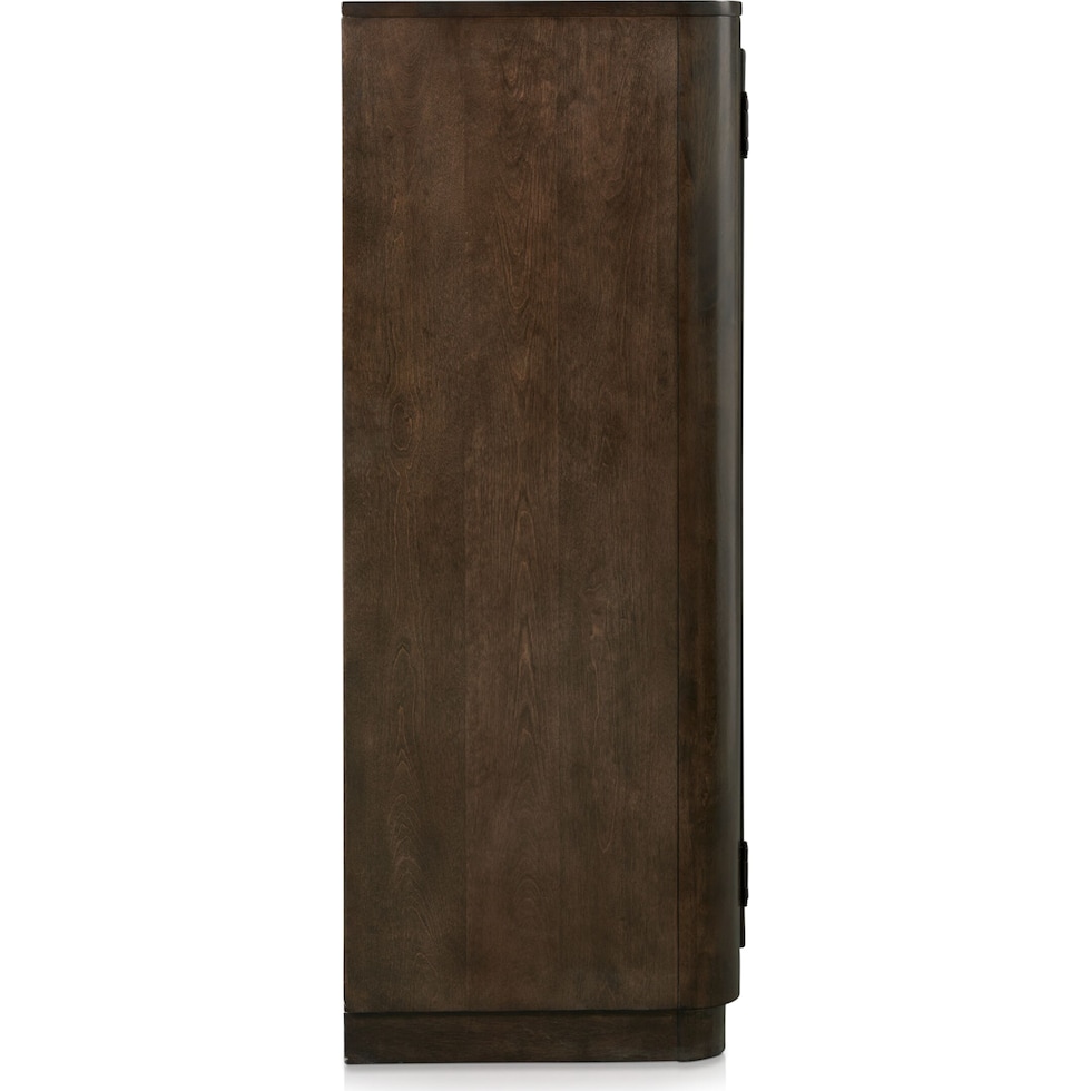 milan bedroom dark brown door chest   
