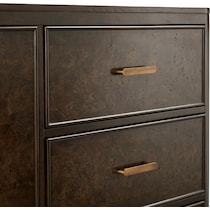milan bedroom dark brown door chest   