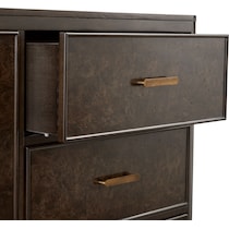 milan bedroom dark brown door chest   