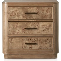 milan bedroom light brown nightstand   