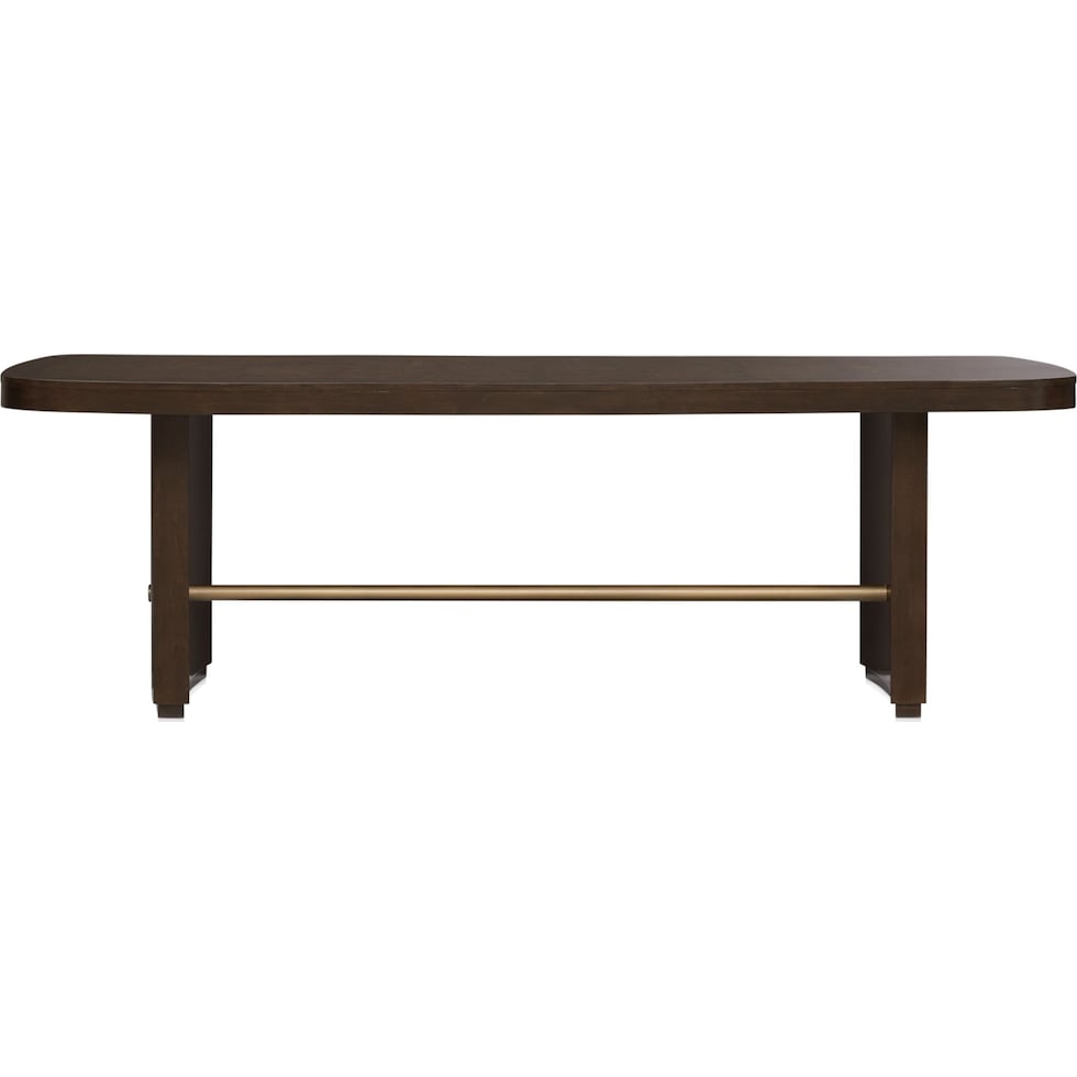 milan dining dark brown dining table   