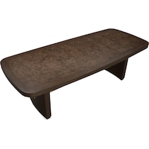 milan dining dark brown dining table   