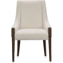 milan dining dark brown host chair   