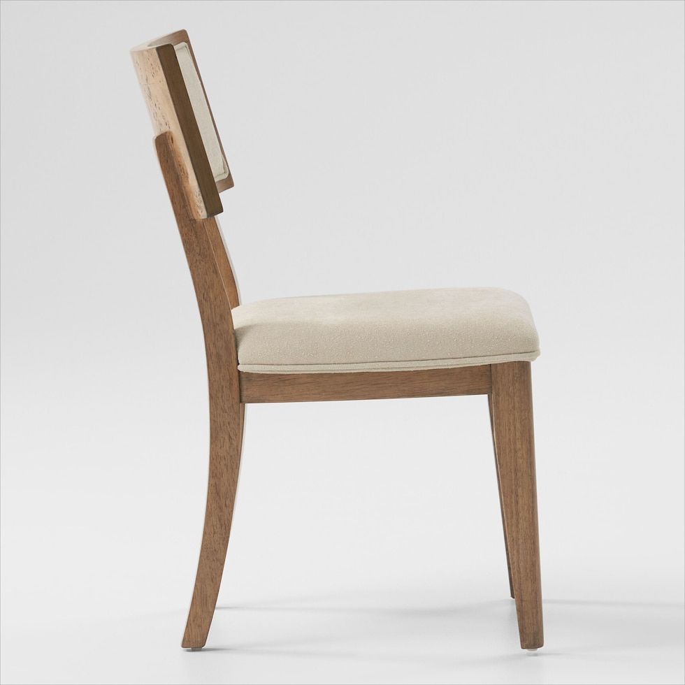 milan dining light brown dining chair   