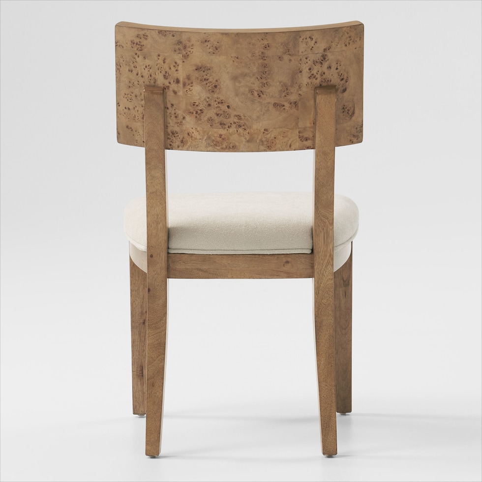 milan dining light brown dining chair   