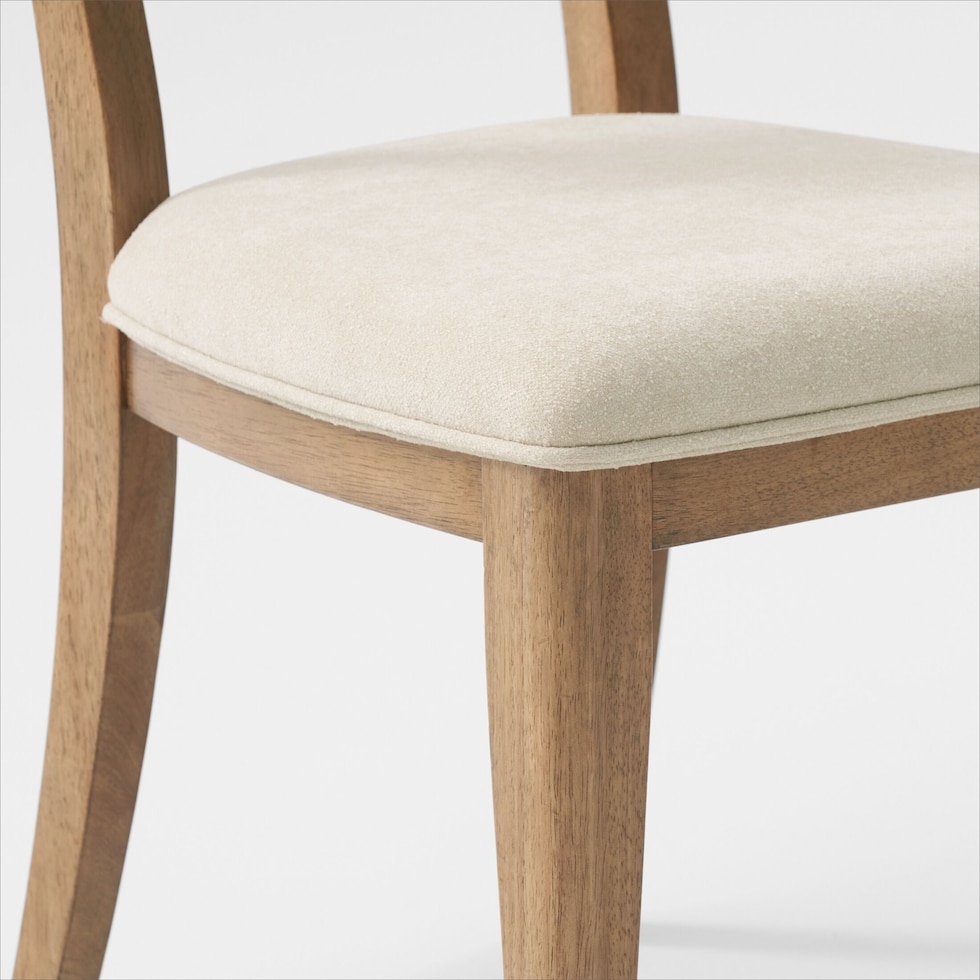 milan dining light brown dining chair   