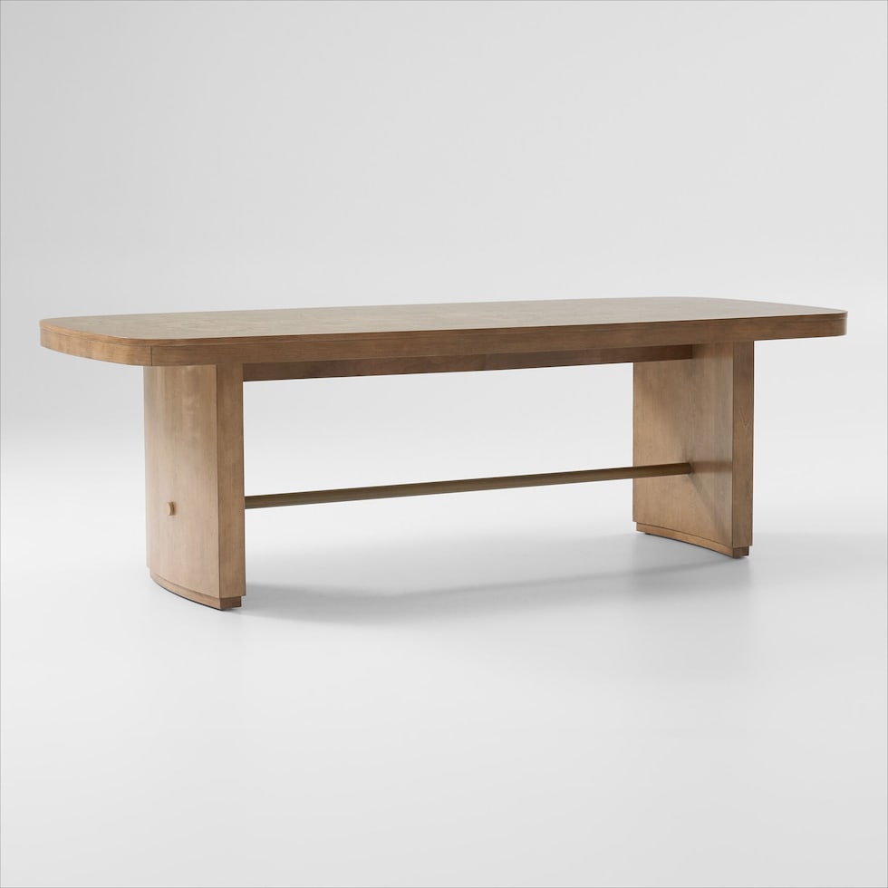 milan dining light brown dining table   