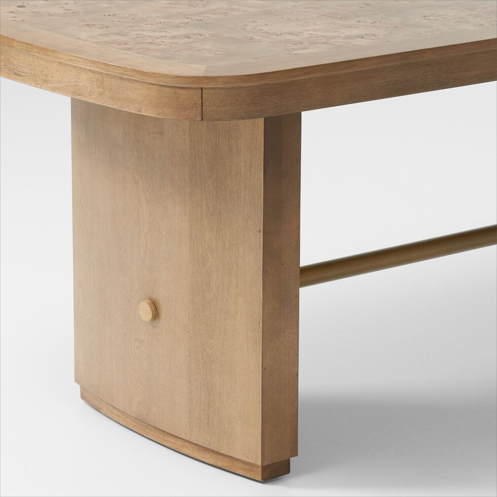 milan dining light brown dining table   