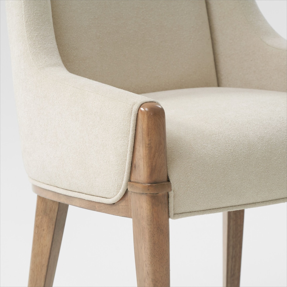 milan dining light brown host chair   